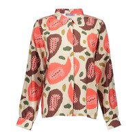 Geisha Blouse Print Red