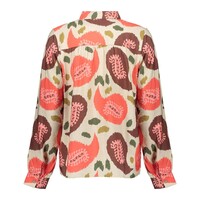 Geisha Blouse Print Red
