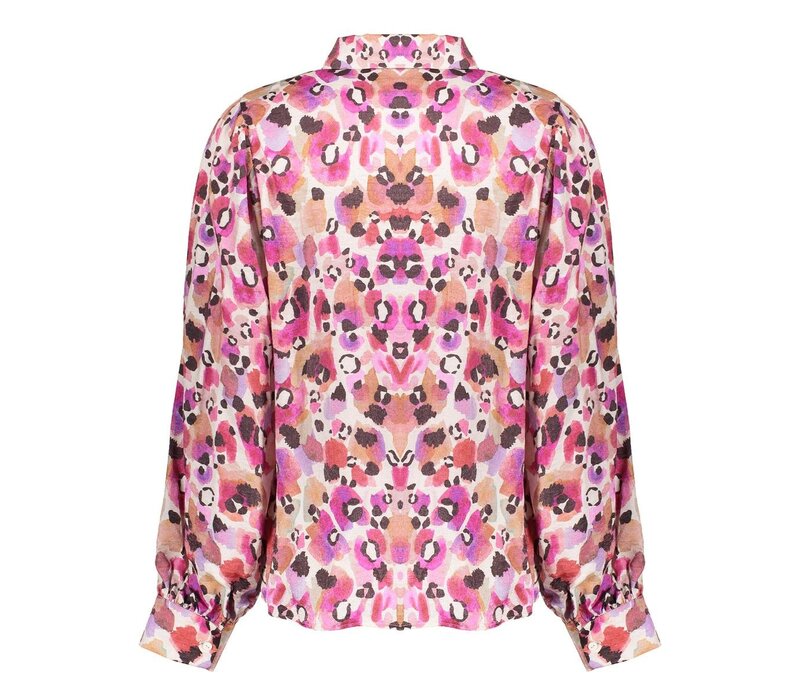 Geisha Blouse Animal Pink