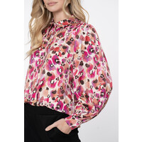Geisha Blouse Animal Pink