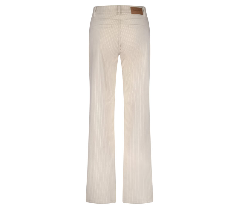 Red Button Claudette Pinstripe Rib Lengte 33 Stone
