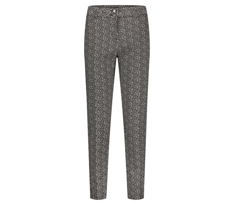 Red Button Diana Fancy Spot Black Ecru