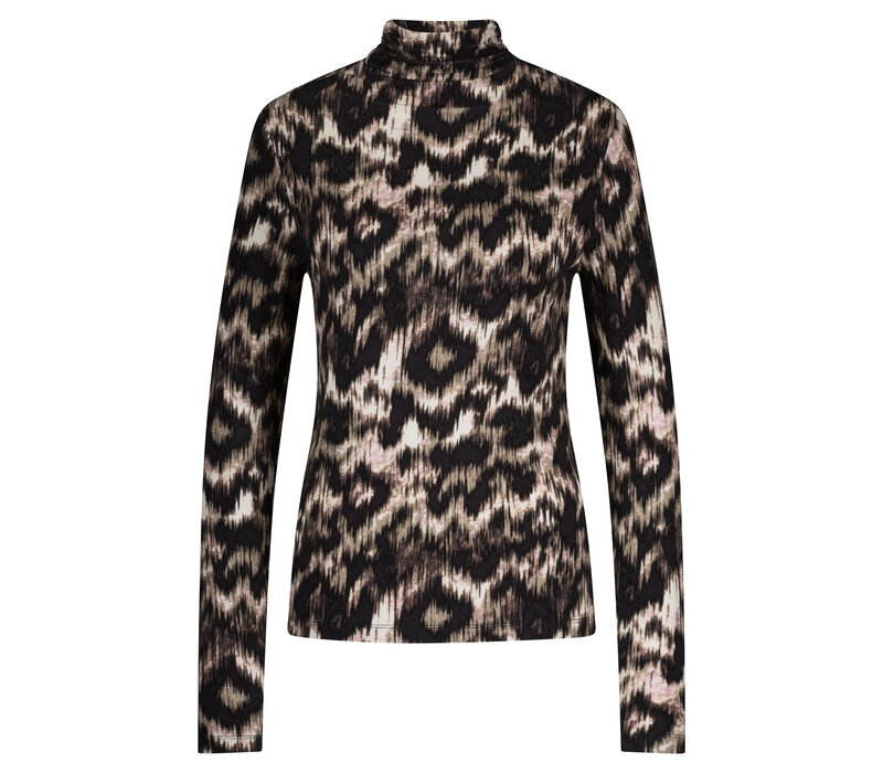 Red Button Rolinde Ethnic Print Khaki