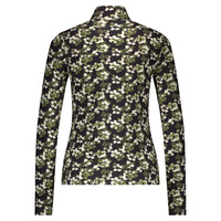 Red Button Rolinde Flower Print Khaki