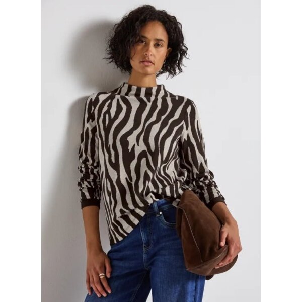 Street One Dessin Shirt Turtle Neck  Street One Dessin Shirt Turtle Neck