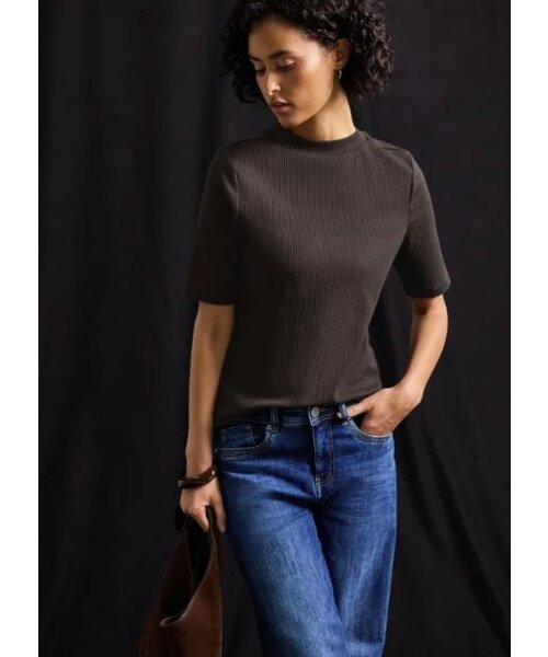 StreetOne Street One Rib Turtle Neck Shirt