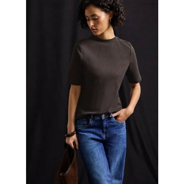Street One Rib Turtle Neck Shirt  Street One Rib Turtle Neck Shirt
