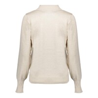 Geisha Pullover Basic Turtle Lurex Off/White
