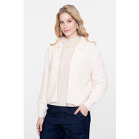 Geisha Pullover Basic Turtle Lurex Off/White