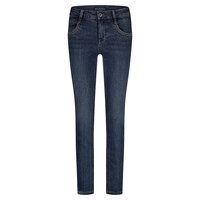 Red Button Sissy Denim Embroidery Grey Blue