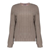 Geisha Top Jacquard Brown Gold