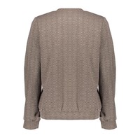 Geisha Top Jacquard Brown Gold