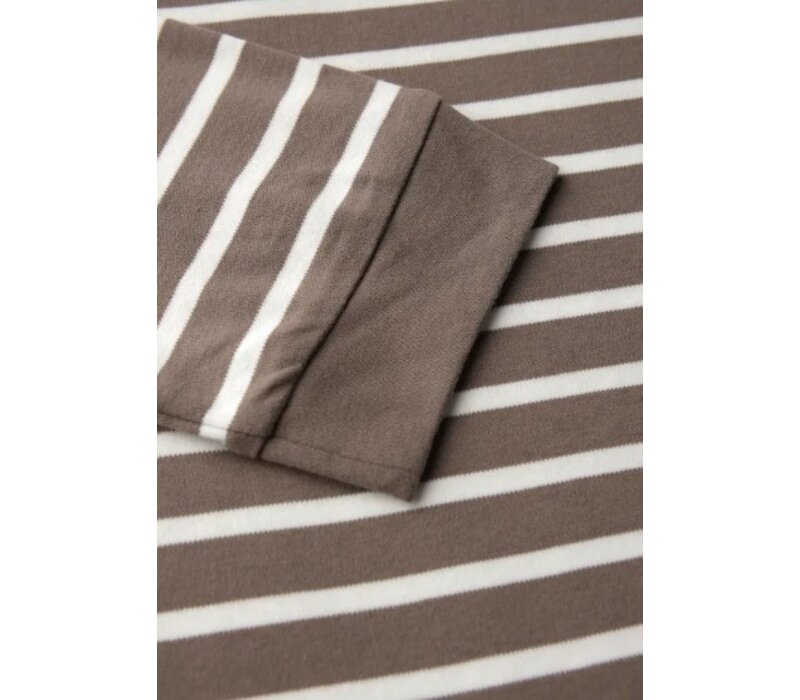Street One Basic U-Boat Shirt Silk Brown