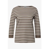 Street One Basic U-Boat Shirt Silk Brown