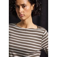 Street One Basic U-Boat Shirt Silk Brown