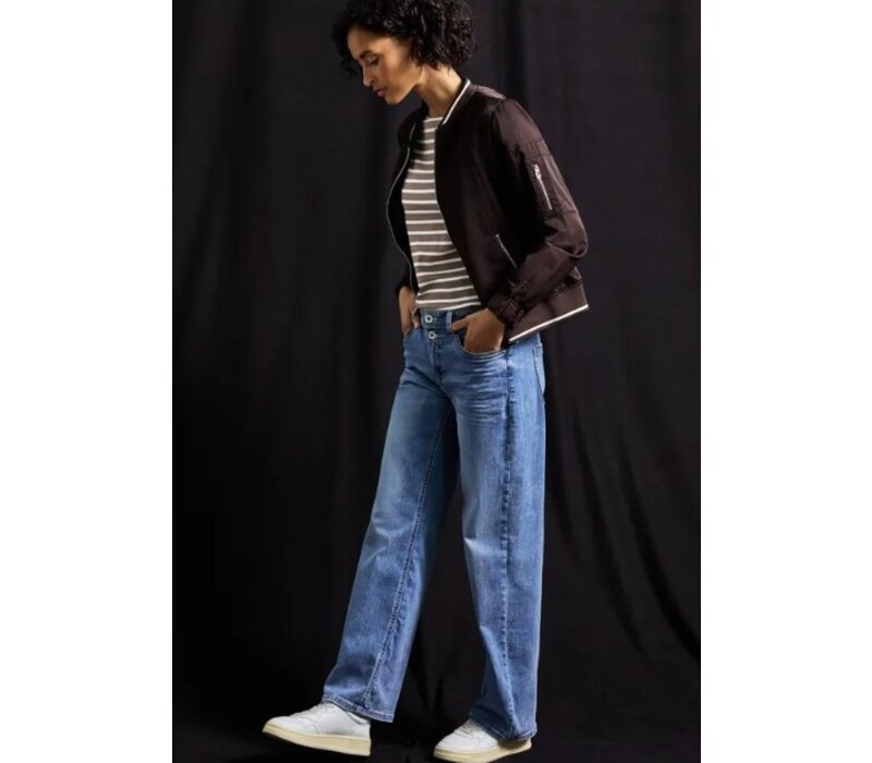 Street One Basic U-Boat Shirt Silk Brown