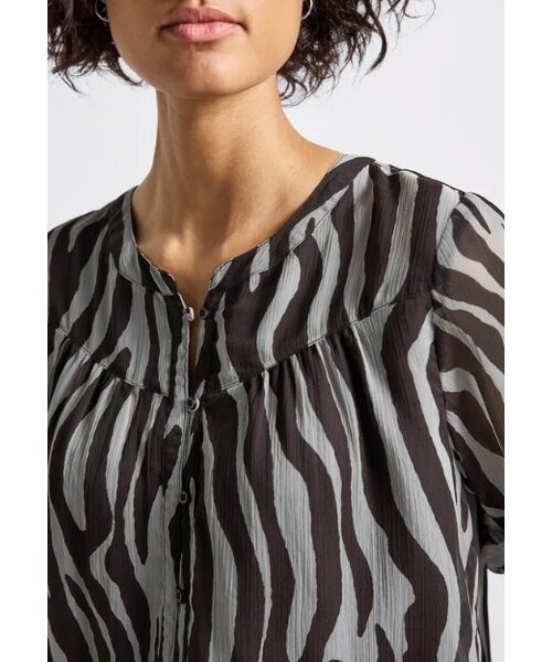 StreetOne Street One Printed Chiffon Blouse
