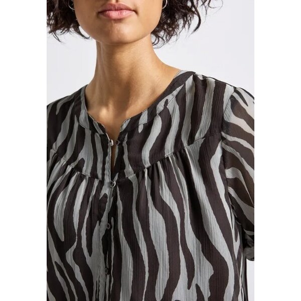 Street One Printed Chiffon Blouse 