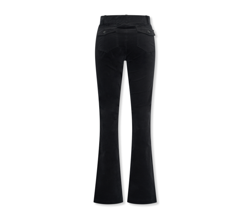 Helena Hart Broek Flair Velvet Zwart