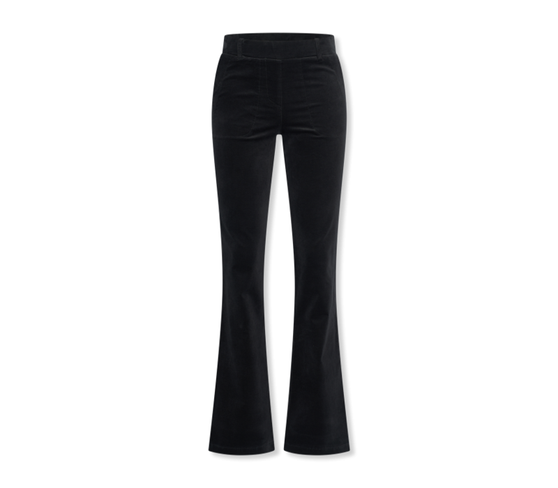 Helena Hart Broek Flair Velvet Zwart