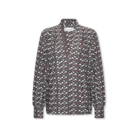 Helena Hart Top Jozzy Print Dotty Wine