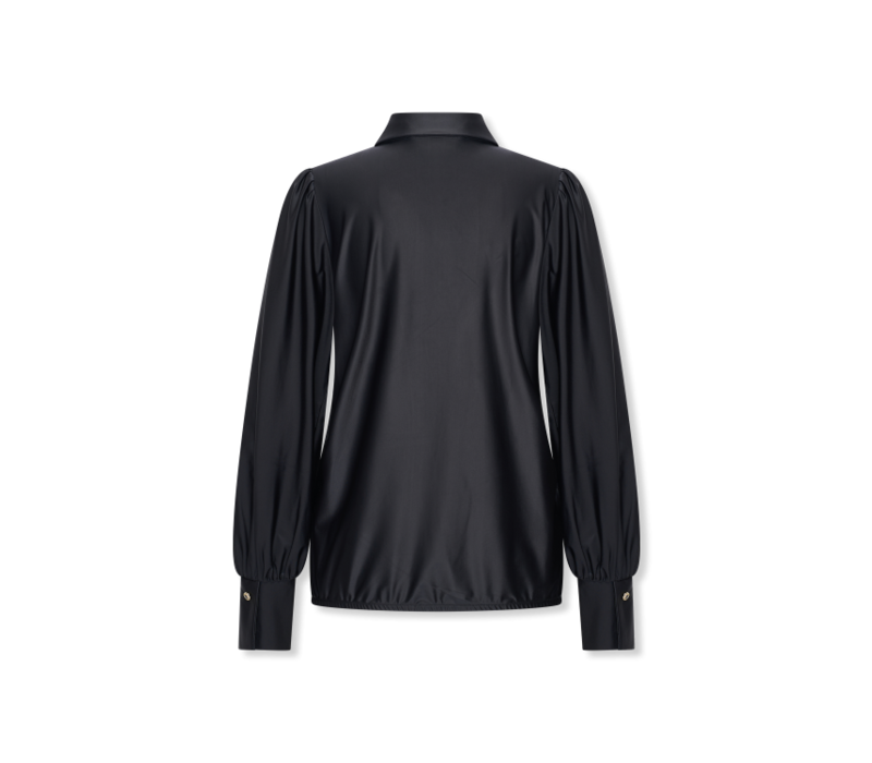 Helena Hart Top Seda Glans Zwart