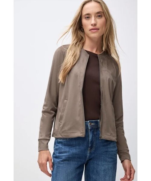 StreetOne Street One Velour Jacket Pockets