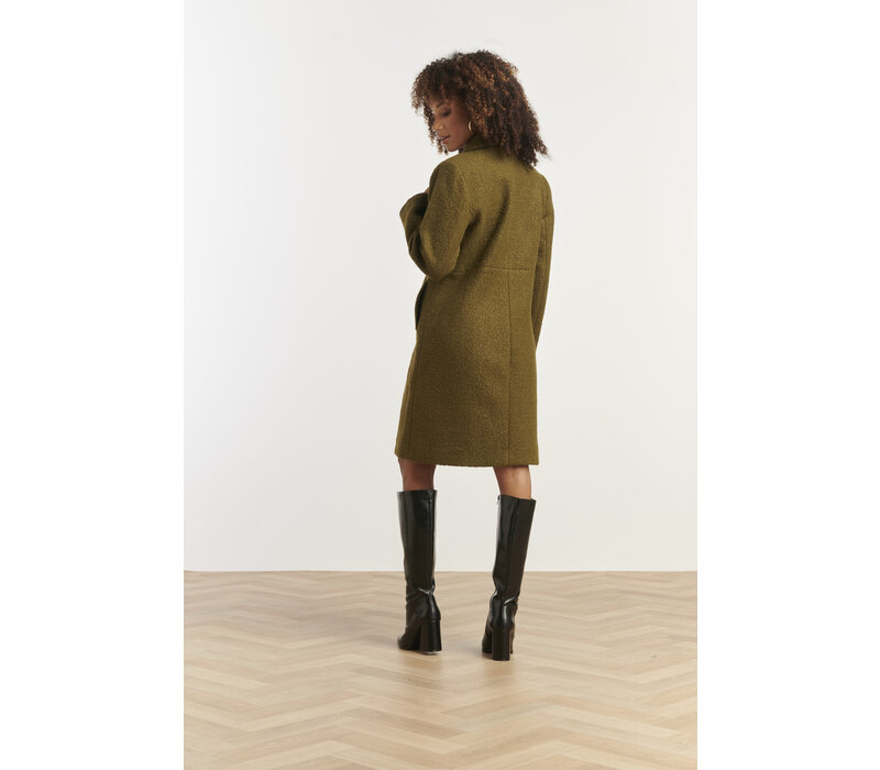 Smashed Lemon Coat Army Green