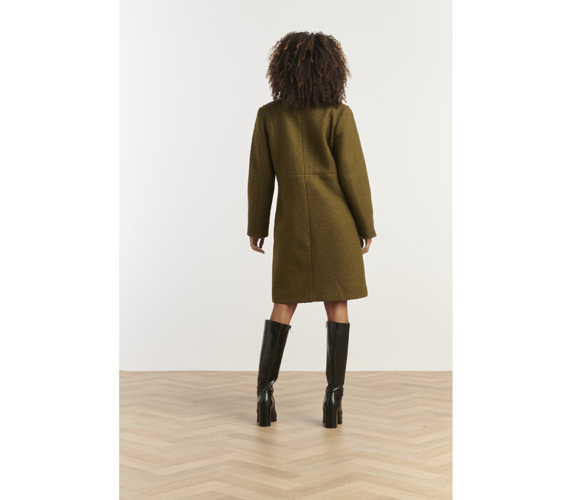 Smashed Lemon Coat Army Green