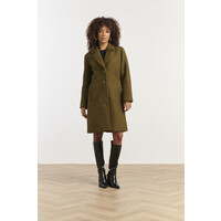 Smashed Lemon Coat Army Green