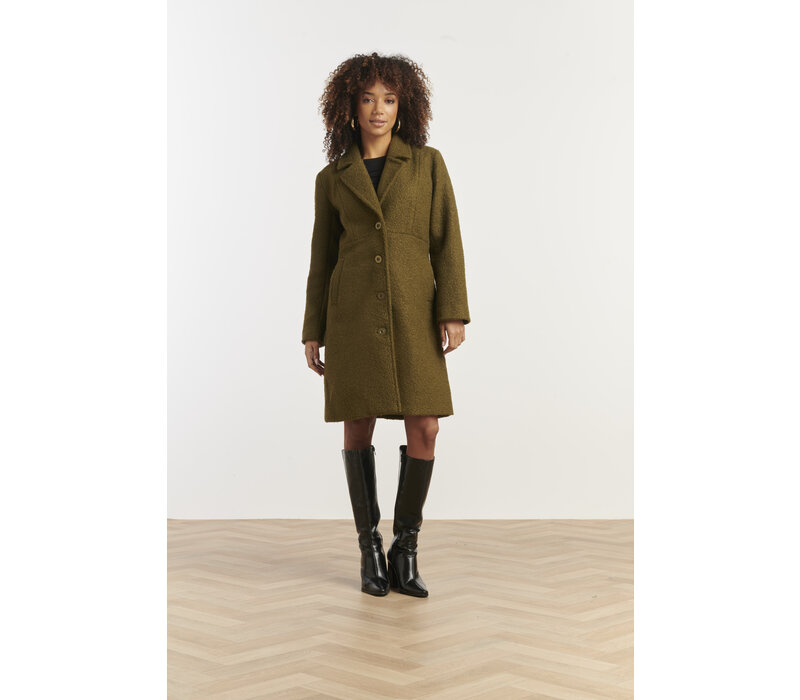 Smashed Lemon Coat Army Green