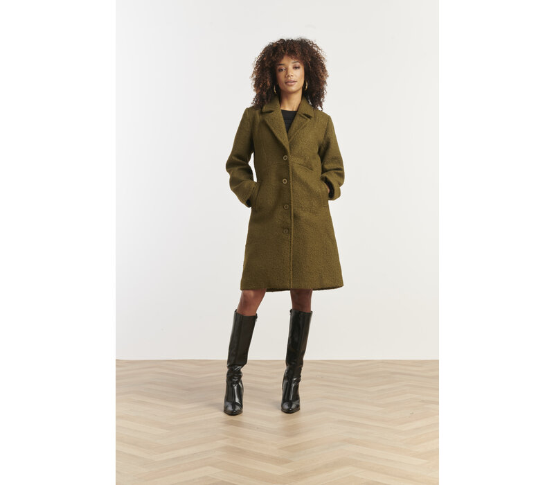Smashed Lemon Coat Army Green