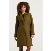 Smashed Lemon Coat Army Green