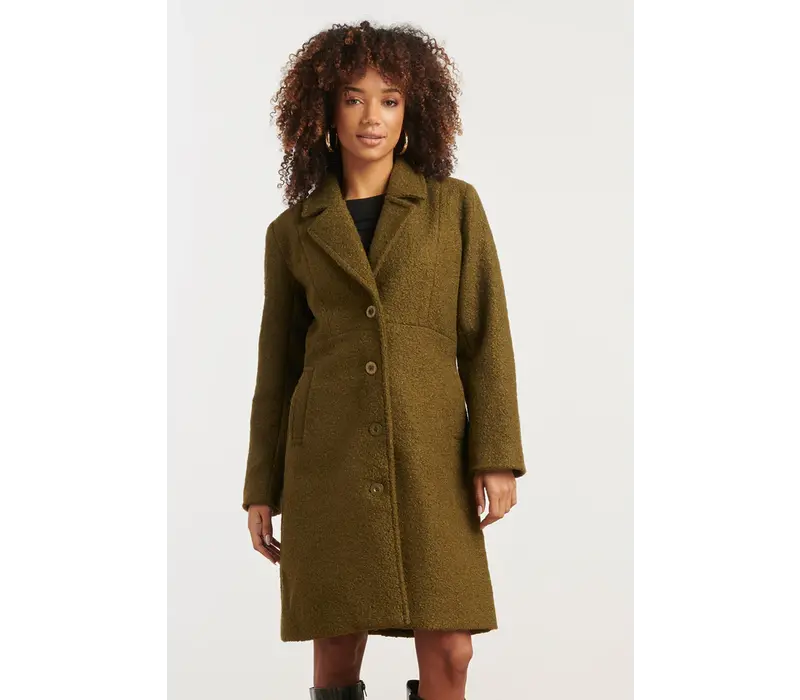 Smashed Lemon Coat Army Green