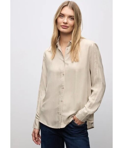 StreetOne Street One Melange Shirtcollar Blouse