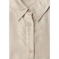 Street One Melange Shirtcollar Blouse Morning Beige Melange
