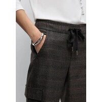 Street One Bonny Cargo Check Silk Brown