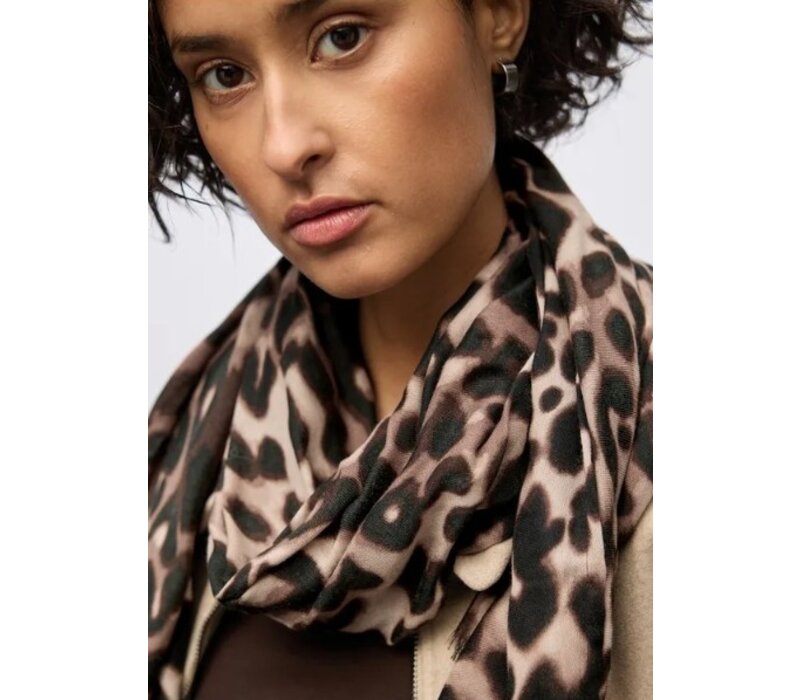Street One Leo Printed Longscarf Cub Brown