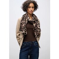 Street One Leo Printed Longscarf Cub Brown
