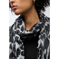 Street One Leo Printed Longscarf Metallic Grey