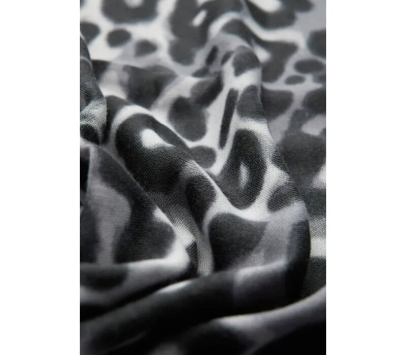 Street One Leo Printed Longscarf Metallic Grey