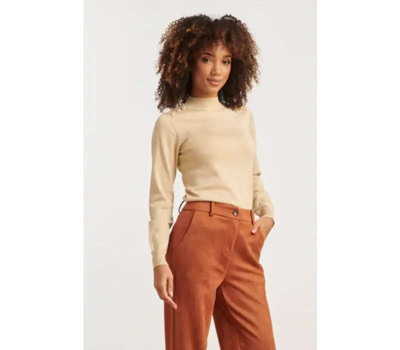 Smashed Lemon Knit Trui Sand