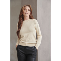 Smashed Lemon Knit Trui Sand