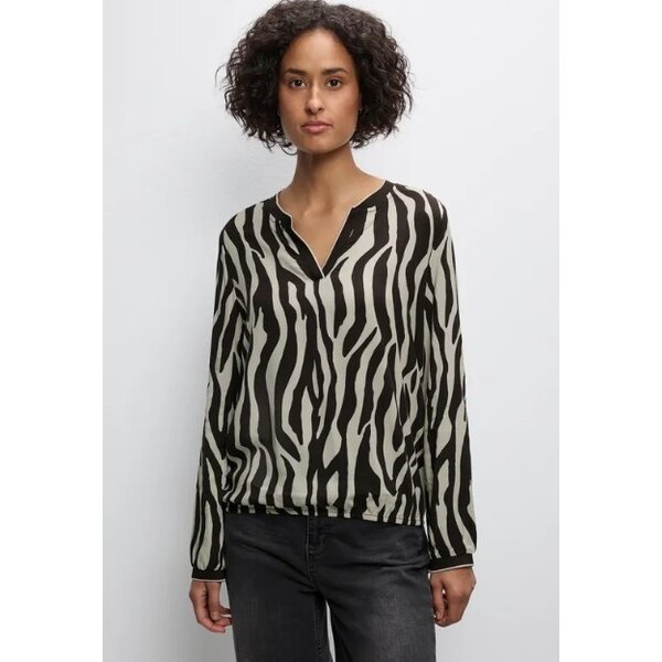 Street One Tunic Blouse with Elastic Tape 