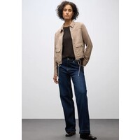 Street One Basic Shirt Puff Sleeve Deep Roast Brown