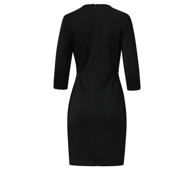 Smashed Lemon Dress Black