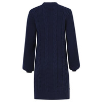 Smashed Lemon Knit Dress Navy