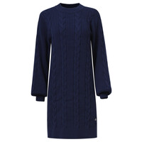 Smashed Lemon Knit Dress Navy