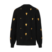 Smashed Lemon Knit Trui Black Gold
