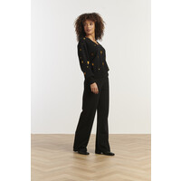 Smashed Lemon Knit Trui Black Gold
